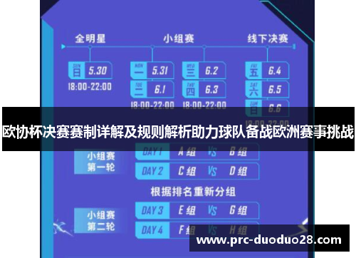欧协杯决赛赛制详解及规则解析助力球队备战欧洲赛事挑战
