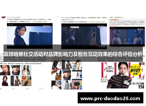 篮球明星社交活动对品牌影响力及粉丝互动效果的综合评估分析